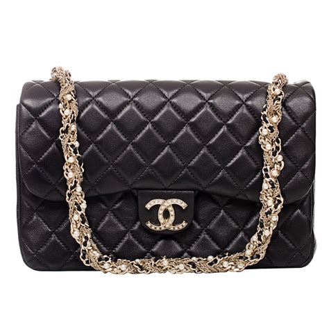 chanel 94305 black|chanel flap bag lambskin.